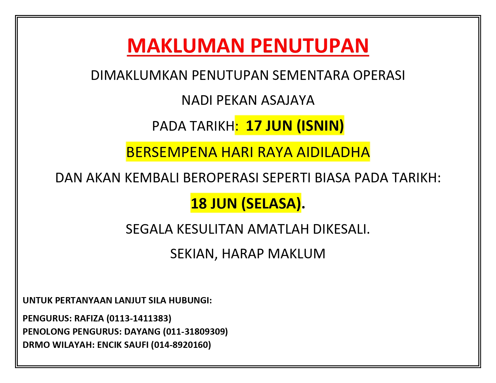 NOTIS RAYA HAJI page-0001